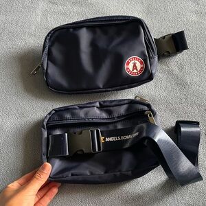 Angels Blue Belt Bag Sleek Design Adjustable Straps